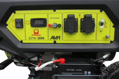 Gerador a gasolina com AVR arranque elétrico 2900W/2700W Pramac EPW3000 - Image 5